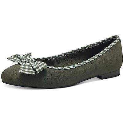 MARCO TOZZI Femme Ballerine, Kaki Comb, 40 EU - Publicité MARCO TOZZI Femme Ballerine, Kaki Comb, 40 EU - Publicité