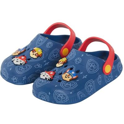 Paw Patrol Sabots pour Enfants avec Breloques Sandales pour garçons Chaussures d'intérieur et d'extérieur Claquettes de Plage décontractées Chase Marshall - Publicité Paw Patrol Sabots pour Enfants avec Breloques Sandales pour garçons Chaussures d'intérieur et d'extérieur Claquettes de Plage décontractées Chase Marshall - Publicité