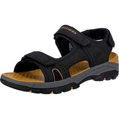 Skechers 204106 homme Sandales Bout ouvert, Noir (Black Synthetic Blk), 48.5 EU - Publicité Skechers 204106 homme Sandales Bout ouvert, Noir (Black Synthetic Blk), 48.5 EU - Publicité