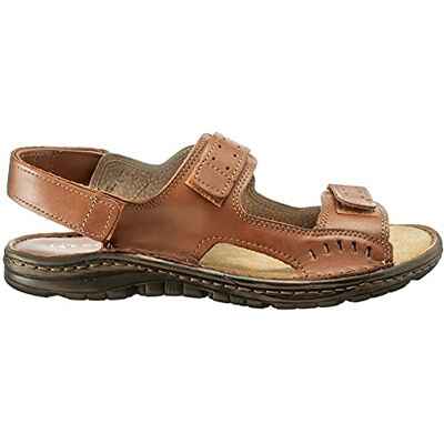 ESTRO Sandale Homme Mules Homme Sandales Homme Été Cuir avec Semelle Antidérapante (45 EU, Brun Rouille) - Publicité ESTRO Sandale Homme Mules Homme Sandales Homme Été Cuir avec Semelle Antidérapante (45 EU, Brun Rouille) - Publicité