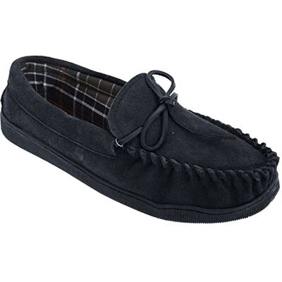 Sleepers Adie Chaussons en Cuir suédé Style Mocassins Homme (43 FR) (Bleu Marine) - Publicité Sleepers Adie Chaussons en Cuir suédé Style Mocassins Homme (43 FR) (Bleu Marine) - Publicité
