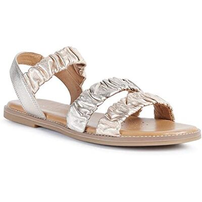 Geox Femme D Naileen A Sandales, Champagne/Rose Gold, 38 EU - Publicité Geox Femme D Naileen A Sandales, Champagne/Rose Gold, 38 EU - Publicité