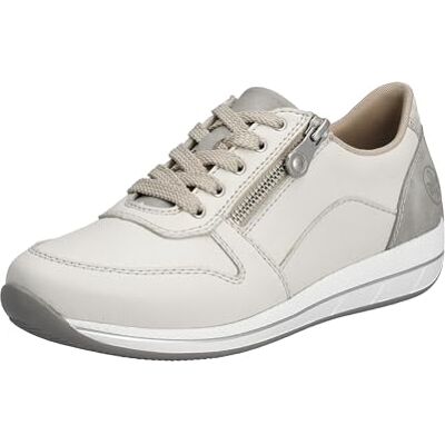 Rieker Chaussures Basses à Lacets N1100 pour Femme, Blanc., 36 EU Large - Publicité Rieker Chaussures Basses à Lacets N1100 pour Femme, Blanc., 36 EU Large - Publicité