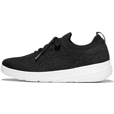 Fitflop Super-Q Baskets à Lacets en Tricot avec Bordure en Cristal pour Femme Noir Pointure 39, Noir, 40 EU - Publicité Fitflop Super-Q Baskets à Lacets en Tricot avec Bordure en Cristal pour Femme Noir Pointure 39, Noir, 40 EU - Publicité