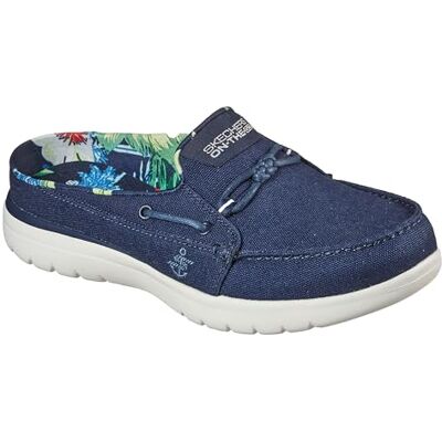 Skechers Femme on-The-go Flex-Salt Water Chaussure Bateau, Bleu Marine, 38.5 EU Étroit - Publicité Skechers Femme on-The-go Flex-Salt Water Chaussure Bateau, Bleu Marine, 38.5 EU Étroit - Publicité