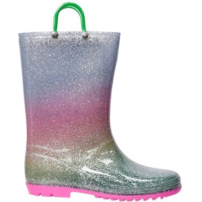 A2Z 4 Kids Filles Pluie Bottes Antidérapant Étanche Caoutchouc Enfant Wellies Poignées Neige Wellies Galaxy 1 UK - Publicité A2Z 4 Kids Filles Pluie Bottes Antidérapant Étanche Caoutchouc Enfant Wellies Poignées Neige Wellies Galaxy 1 UK - Publicité