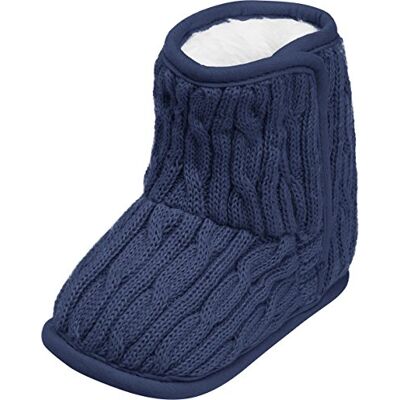 bébé Playshoes, chaussures tricotées,bleu marine,20/21 EU - Publicité bébé Playshoes, chaussures tricotées,bleu marine,20/21 EU - Publicité