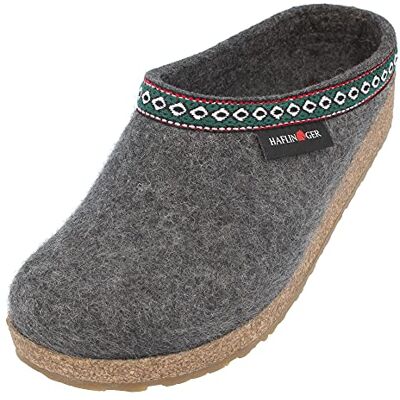 HAFLINGER Femme Gz Classic Grizzly Pantoufles, Anthracite, 36 EU - Publicité HAFLINGER Femme Gz Classic Grizzly Pantoufles, Anthracite, 36 EU - Publicité