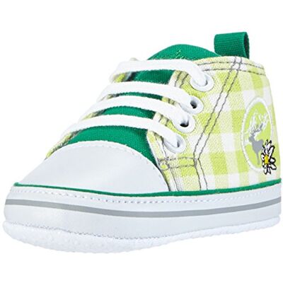 Playshoes Baskets Cerf, Chaussures Premiers Pas Garçon Unisex Kinder, Vert (Gruen 29), 16 EU - Publicité Playshoes Baskets Cerf, Chaussures Premiers Pas Garçon Unisex Kinder, Vert (Gruen 29), 16 EU - Publicité