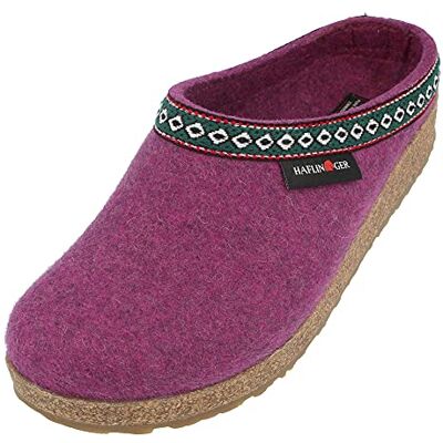HAFLINGER Chaussons Mixte Adulte Grizzly Franzl , Pointure:38 EU, La Couleur:Violet - Publicité HAFLINGER Chaussons Mixte Adulte Grizzly Franzl , Pointure:38 EU, La Couleur:Violet - Publicité