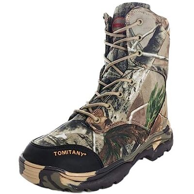 Lilychan LiliChan Men 's Outdoor High-Top Lacing Up Bottes de Chasse Tactiques de Camouflage Trekking imperméables (43 EU, Camouflage) - Publicité Lilychan LiliChan Men 's Outdoor High-Top Lacing Up Bottes de Chasse Tactiques de Camouflage Trekking imperméables (43 EU, Camouflage) - Publicité