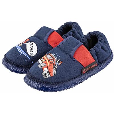 Giesswein Enfants Chausson Aurich Bleu foncé 23 Chaussures de Jardin d'enfants pour garçons, Pantoufles antidérapantes avec Semelles en Caoutchouc - Publicité Giesswein Enfants Chausson Aurich Bleu foncé 23 Chaussures de Jardin d'enfants pour garçons, Pantoufles antidérapantes avec Semelles en Caoutchouc - Publicité