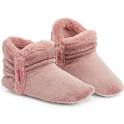 DUNLOP Chausson Montant Femmes, Pantoufle Montante Hiver en Polaire, Pantoufles Chaudes Semelles Antidérapantes Mémoire de Forme, Boots Femme Intérieur Extérieur, Cadeau Femme (41 EU, Rose Pale) - Publicité DUNLOP Chausson Montant Femmes, Pantoufle Montante Hiver en Polaire, Pantoufles Chaudes Semelles Antidérapantes Mémoire de Forme, Boots Femme Intérieur Extérieur, Cadeau Femme (41 EU, Rose Pale) - Publicité