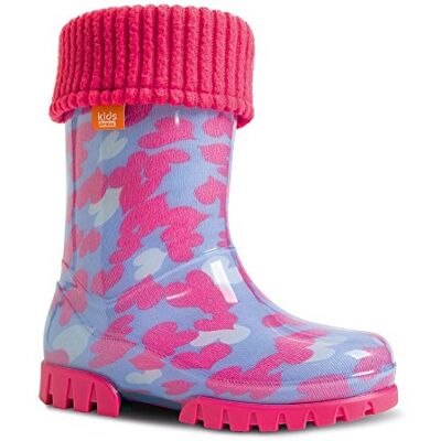 demar. Kinder Gummistiefel gefüttert TWISTER LUX (28/29, Pony) (Coeurs, numeric_28) - Publicité demar. Kinder Gummistiefel gefüttert TWISTER LUX (28/29, Pony) (Coeurs, numeric_28) - Publicité