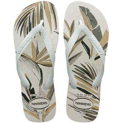 Havaianas Aloha Homme FlipFlop White/White/Green Olive 37 EU - Publicité Havaianas Aloha Homme FlipFlop White/White/Green Olive 37 EU - Publicité
