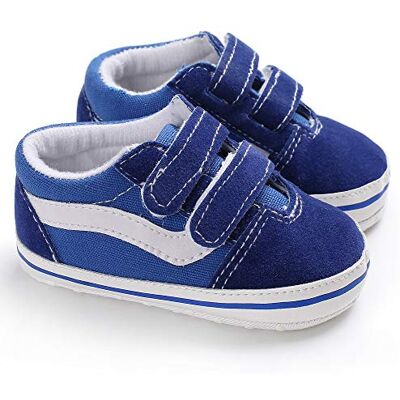 Geagodelia Chaussures Premier Pas pour Bébés Garçons Filles 0-18 Mois Chausson de Sport Bébé Semelle Souple (Bleu Clair, 6_Months) - Publicité Geagodelia Chaussures Premier Pas pour Bébés Garçons Filles 0-18 Mois Chausson de Sport Bébé Semelle Souple (Bleu Clair, 6_Months) - Publicité