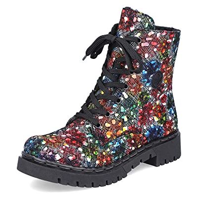 Rieker Femme Bottines Y2440, Dame Bottines à Lacets,Botte,Demi-Botte,Botte à Lacets,Chaussure de Transition,Blanc (Multi / 90),36 EU / 3.5 UK - Publicité Rieker Femme Bottines Y2440, Dame Bottines à Lacets,Botte,Demi-Botte,Botte à Lacets,Chaussure de Transition,Blanc (Multi / 90),36 EU / 3.5 UK - Publicité