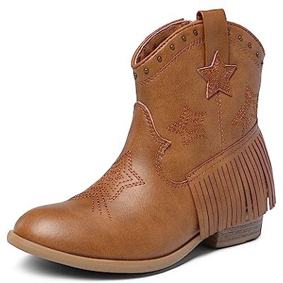 DREAM PAIRS Bottines Coyboy Fille Bottes Western Style Cowboy, Chaussures Enfant Confortables,Size 31,Chameau,SDBO2302K - Publicité DREAM PAIRS Bottines Coyboy Fille Bottes Western Style Cowboy, Chaussures Enfant Confortables,Size 31,Chameau,SDBO2302K - Publicité