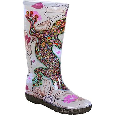 Demar Bottes en caoutchouc bottes de pluie Hawai Lady Exclusive multicolore Salamandra,40 EU - Publicité Demar Bottes en caoutchouc bottes de pluie Hawai Lady Exclusive multicolore Salamandra,40 EU - Publicité
