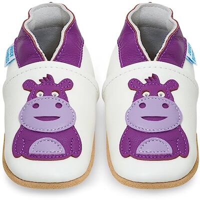 Juicy Bumbles Chausson Cuir Bébé Garcon Chaussons Cuir Souple Bébé Hippo 0-6 Mois - Publicité Juicy Bumbles Chausson Cuir Bébé Garcon Chaussons Cuir Souple Bébé Hippo 0-6 Mois - Publicité