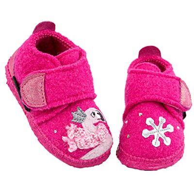 Giesswein Chaussons pour bébé Unterroth framboise 19 Chaussures de marche chaudes pour bébés avec fermeture velcro, Chaussures antidérapantes pour enfants - Publicité Giesswein Chaussons pour bébé Unterroth framboise 19 Chaussures de marche chaudes pour bébés avec fermeture velcro, Chaussures antidérapantes pour enfants - Publicité