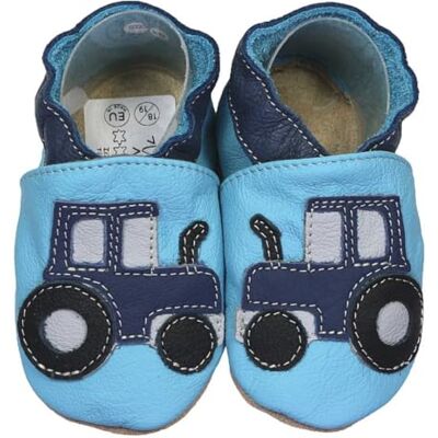 HOBEA-Germany Chaussures rampantes pour garçons et Filles dans différents modèles 18/19, Tracteur Bleu - Publicité HOBEA-Germany Chaussures rampantes pour garçons et Filles dans différents modèles 18/19, Tracteur Bleu - Publicité