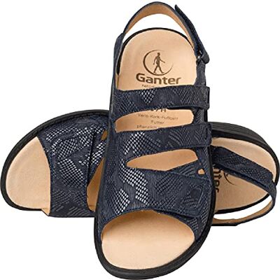 Ganter -31000 femme Sandale, Navy, 38 EU - Publicité Ganter -31000 femme Sandale, Navy, 38 EU - Publicité