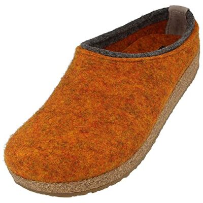HAFLINGER Grizzly Kris Chaussons en feutre, moutarde, 39 EU - Publicité HAFLINGER Grizzly Kris Chaussons en feutre, moutarde, 39 EU - Publicité