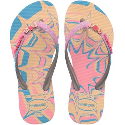 Havaianas Kids Slim Glitter Trendy, Tongs enfant, rose vif,, Pink Glow, 27/28 EU - Publicité Havaianas Kids Slim Glitter Trendy, Tongs enfant, rose vif,, Pink Glow, 27/28 EU - Publicité