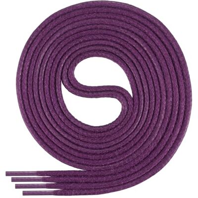 Di Ficchiano Lacets ronds cirés en coton pour chaussures élégantes et en cuir, finition soignée, maintien fiable, lacets premium pour richelieu, oxford et derby violet-100 - Publicité Di Ficchiano Lacets ronds cirés en coton pour chaussures élégantes et en cuir, finition soignée, maintien fiable, lacets premium pour richelieu, oxford et derby violet-100 - Publicité