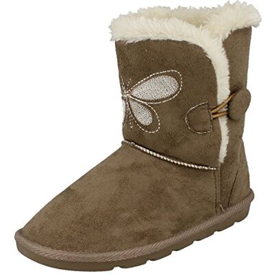 Spot On Bottines fourrées Fille (27 EU) (Taupe) - Publicité Spot On Bottines fourrées Fille (27 EU) (Taupe) - Publicité