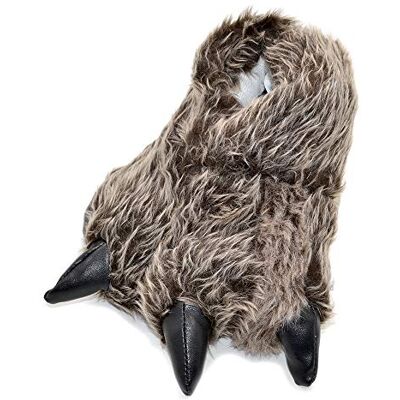 Millffy pantoufles drôles Grizzly ours peluche fourrure griffe patte pantoufles tout-petits, enfants et adultes chaussures de Costume (X-Large (Taille homme), Loup des bois d'argent) - Publicité Millffy pantoufles drôles Grizzly ours peluche fourrure griffe patte pantoufles tout-petits, enfants et adultes chaussures de Costume (X-Large (Taille homme), Loup des bois d'argent) - Publicité