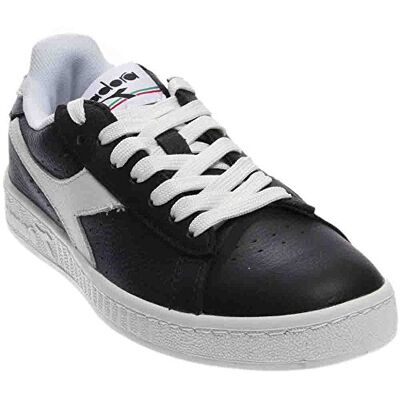 Diadora Game L Low Waxed, Sneakers Basses Mixte, Blanc (WHITE /BLACK C0351)38 EU - Publicité Diadora Game L Low Waxed, Sneakers Basses Mixte, Blanc (WHITE /BLACK C0351)38 EU - Publicité