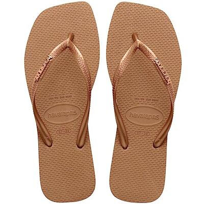 Havaianas Tong à Enfiler Slim Square Logo Metallique - Publicité Havaianas Tong à Enfiler Slim Square Logo Metallique - Publicité