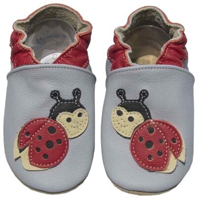 HOBEA-Germany Chaussures rampantes pour garçons et Filles dans différents modèles (26/27 EU, Gris Coccinelle) - Publicité HOBEA-Germany Chaussures rampantes pour garçons et Filles dans différents modèles (26/27 EU, Gris Coccinelle) - Publicité