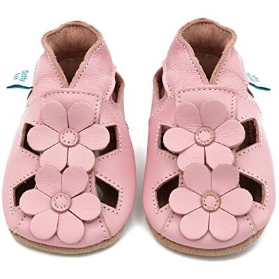 Dotty Fish Sandales Bébé & Enfant en Cuir – Semelle Souple Antidérapante, Chaussures Premiers Pas, Respirantes Fleur rose 18-24 mois - Publicité Dotty Fish Sandales Bébé & Enfant en Cuir – Semelle Souple Antidérapante, Chaussures Premiers Pas, Respirantes Fleur rose 18-24 mois - Publicité