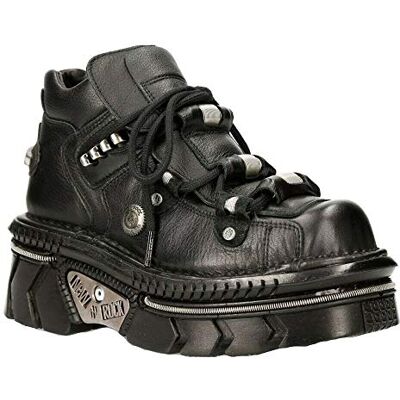 New Rock M-215-S6 Bottines à Plateforme Goth Punk Noires Métalliques Unisexes 9 - Publicité New Rock M-215-S6 Bottines à Plateforme Goth Punk Noires Métalliques Unisexes 9 - Publicité