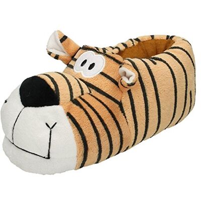 Spot On Chaussons fantaisie pour enfant Motif tigre, Orange clair., 37/38 EU - Publicité Spot On Chaussons fantaisie pour enfant Motif tigre, Orange clair., 37/38 EU - Publicité