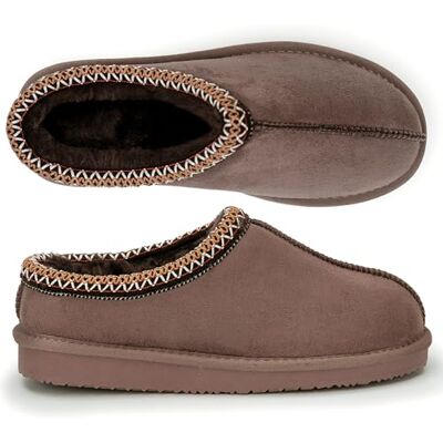 Polar Pantoufles pour femme en fausse daim, souples, imperméables, avec semelle en caoutchouc antidérapante et mousse à mémoire de forme, doublées de fausse fourrure moelleuse aztèque, chaussures de - Publicité Polar Pantoufles pour femme en fausse daim, souples, imperméables, avec semelle en caoutchouc antidérapante et mousse à mémoire de forme, doublées de fausse fourrure moelleuse aztèque, chaussures de - Publicité