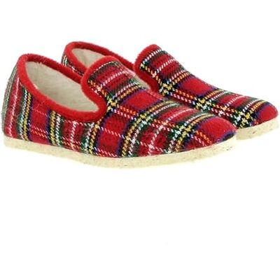 Exquise Chaussons/Charentaises chaudes et confortables à carreaux écossais rouges pour Homm en laine naturelle et semelle feutre WILL (Système Taille Chaussures EU, Adulte, Homme, Numérique, Moyen, 45) - Publicité Exquise Chaussons/Charentaises chaudes et confortables à carreaux écossais rouges pour Homm en laine naturelle et semelle feutre WILL (Système Taille Chaussures EU, Adulte, Homme, Numérique, Moyen, 45) - Publicité