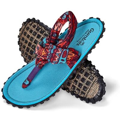 Gumbies Tongs Slingback pour femme, avec tige d'orteil super douce et semelle en caoutchouc recyclé durable – Confort garanti, Turquoise Vintage, 35 1/3 EU - Publicité Gumbies Tongs Slingback pour femme, avec tige d'orteil super douce et semelle en caoutchouc recyclé durable – Confort garanti, Turquoise Vintage, 35 1/3 EU - Publicité