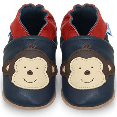 Juicy Bumbles Chausson Cuir Bébé Garcon Chaussons Cuir Souple Bébé Singe 6-12 Mois - Publicité Juicy Bumbles Chausson Cuir Bébé Garcon Chaussons Cuir Souple Bébé Singe 6-12 Mois - Publicité