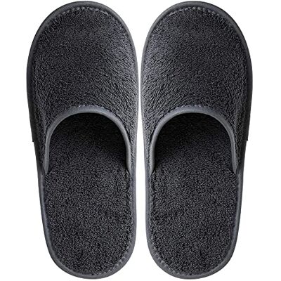 Linnea Chaussons de Bain Pure Gris Anthracite Taille Small S du 36 au 38 - Publicité Linnea Chaussons de Bain Pure Gris Anthracite Taille Small S du 36 au 38 - Publicité