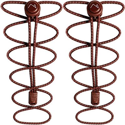 CampTeck Lacets Autobloquants Lacets Elastique avec Système Verrouillage sans N ud -Marron -1 Paire - Publicité CampTeck Lacets Autobloquants Lacets Elastique avec Système Verrouillage sans N ud -Marron -1 Paire - Publicité