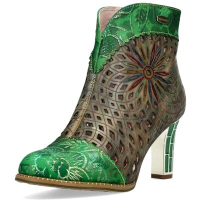 LAURA VITA Bottines Femme Alcbaneo 039, Pointure:39 EU, La Couleur:Vert - Publicité LAURA VITA Bottines Femme Alcbaneo 039, Pointure:39 EU, La Couleur:Vert - Publicité
