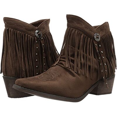 Roper Women's Fringy Western Boot, Brown, 5.5 D US - Publicité Roper Women's Fringy Western Boot, Brown, 5.5 D US - Publicité