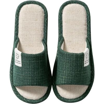 Colexy Chaussons Antidérapant Homme Femme Pantoufles Confortable Léger Bout Ouvert Accueil Chaussures été Chaussures pour la Maison - Publicité Colexy Chaussons Antidérapant Homme Femme Pantoufles Confortable Léger Bout Ouvert Accueil Chaussures été Chaussures pour la Maison - Publicité