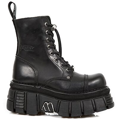 New Rock Combat Boots Mixte Adulte Bottes Plate-Forme 36 EU - Publicité New Rock Combat Boots Mixte Adulte Bottes Plate-Forme 36 EU - Publicité