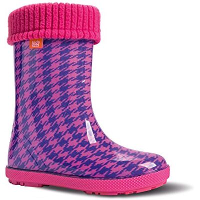 Demar Bottes en caoutchouc rembourrées pour enfant Hawaï Lux rose Pepita pink, - Publicité Demar Bottes en caoutchouc rembourrées pour enfant Hawaï Lux rose Pepita pink, - Publicité