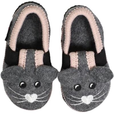 Beck Fille Minnie Chaussons Bas, Gris, 34 EU - Publicité Beck Fille Minnie Chaussons Bas, Gris, 34 EU - Publicité